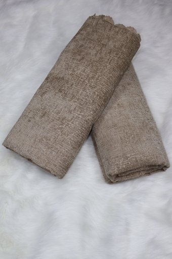 Zerif Home Likralı Jakarlı Süngersiz Düz Kahverengi Tekli Koltuk Örtüsü 175x210 cm