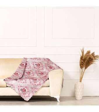 Benimol Şönil Süngersiz Damask Desenli Vizon Tekli Koltuk Örtüsü 175x215 cm