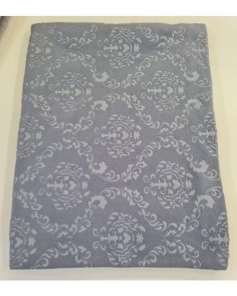 Ceyizimdekor Pamuklu - Polyester Polar Jakarlı Süngerli Lacivert Üçlü Koltuk Örtüsü 165x232 cm