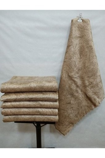 Madame Clean Home Polyester Süngerli Çizgili Kahverengi Tekli Koltuk Örtüsü 175x215 cm