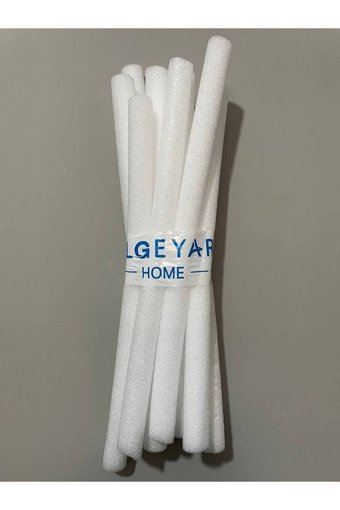 Elgeyar Polyester Süngerli Düz Giydirmeli Beyaz Koltuk Örtüsü