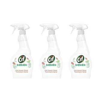 Cif Bebek Çok Amaçlı Yüzey Temizleyici 3x500 ml