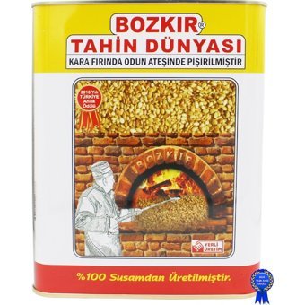 Bozkır Tahin Dünyası Çifte Kavrulmuş Glutensiz Kepekli Bozkır Tahin 4.6 kg