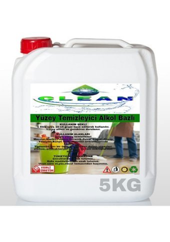 Clean Alkol Bazlı Yüzey Temizleyici 5 kg