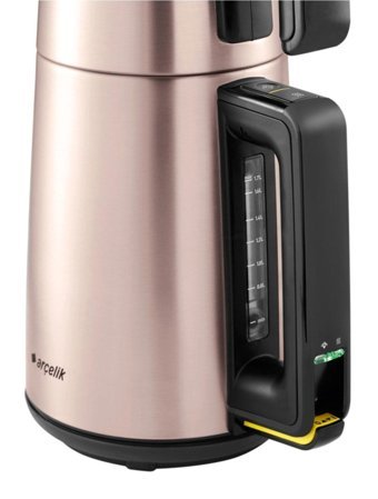 Arçelik 9922 R Çelik Demlikli 1650 W Çelik Gövdeli Rose Gold Çay Makinesi
