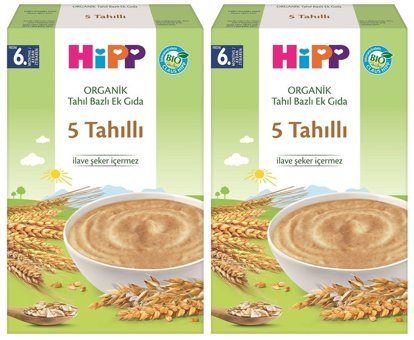 Hipp 5 Tahıllı Organik Tahıllı Kaşık Maması 2x200 gr