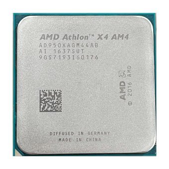 AMD Athlon X4 950 4 Çekirdekli 3.8 GHz Turbo Hız 2 MB Ön Bellek AM4 Soket Tipi İşlemci
