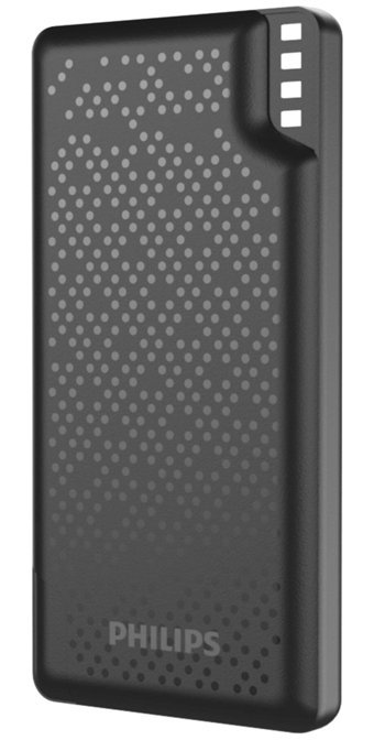 Philips Dlp2010Nb/62 10000 mAh Hızlı Şarj Micro Type C - USB Powerbank Gri - Siyah