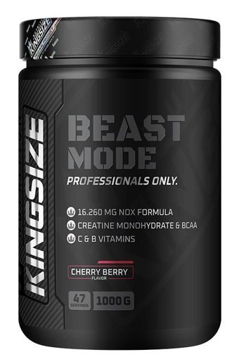 Kingsize Beast Mode Kırmızı Meyveli Protein Tozu 1 Kg