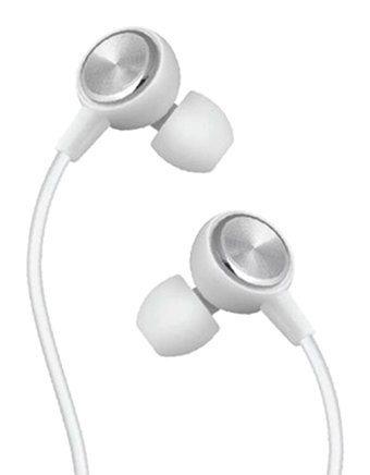 Linktech H70 Silikonlu Mikrofonlu 3.5 mm Jak Kablolu Kulaklık Gümüş