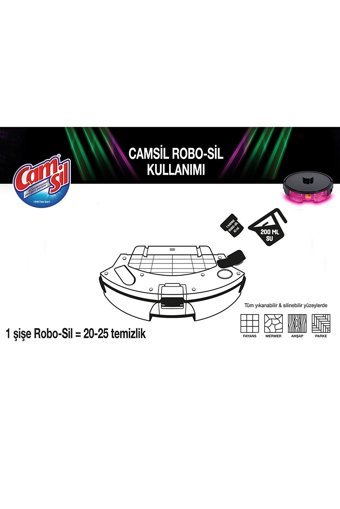 Camsil Camsil Robo-Sil Yüzey Temizleyici 2x900 ml