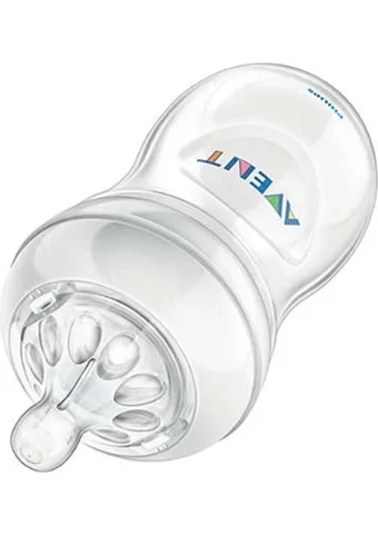 Philips Avent Natural Polipropilen Gaz Yapmayan Antikolik Yavaş Akışlı Kulpsuz 1+ Ay Şeffaf Yuvarlak Uçlu Bebek Biberon 260 ml