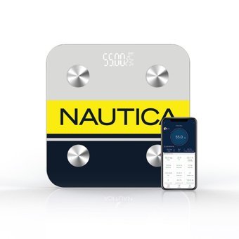 Nautica BT600 Yağ Ölçer Bluetooth Kas Ölçen Cam Mekanik Akıllı Tartı