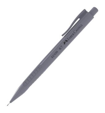 Faber-Castell Econ Genz Silgili Plastik Metalik Gri 0.7 mm Uçlu Versatil Kalem
