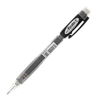 Pentel Fiesta ax105 Silgili Plastik Metalik Siyah 0.5 mm Uçlu Versatil Kalem