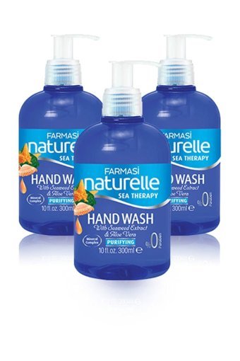 Farmasi Naturelle Okyanus Esintisi Nemlendiricili Parabensiz 3'lü 300 ml Sıvı Sabun