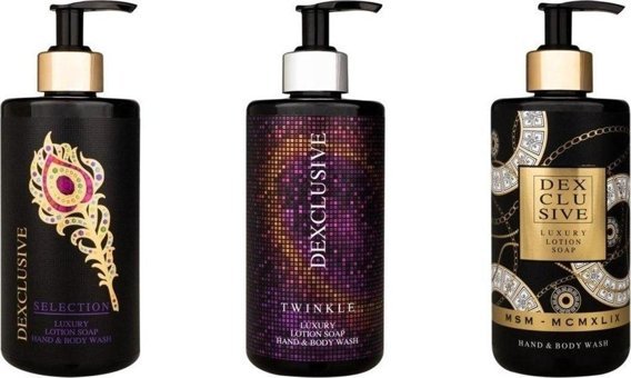 Dexclusive Luxury Prive Series Karışık Nemlendiricili 3'lü 400 ml Sıvı Sabun