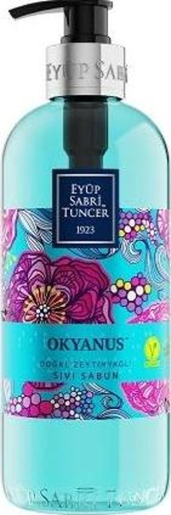 Eyüp Sabri Tuncer 1923 Okyanus Ferahlığı Alkolsüz Antibakteriyel Organik Nemlendiricili Parabensiz Vegan 12'li 1.5 lt Sıvı Sabun