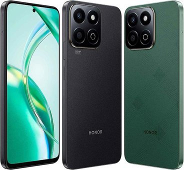 Honor 200 Smart 256 GB Hafıza 4 GB Ram 6.8 inç 50 MP Çift Hatlı IPS LCD Ekran Android Akıllı Cep Telefonu Siyah