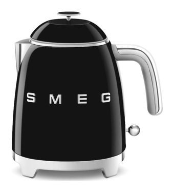 Smeg 50'S Style LF05BLEU Çelik 800 ml 1400 W Retro Siyah Kettle