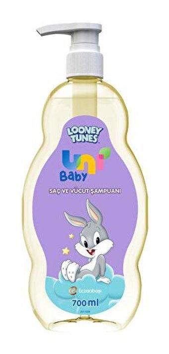 Uni Baby Looney Tunes Düz Saçlar İçin Kremsiz Şampuan Unisex Şampuanı