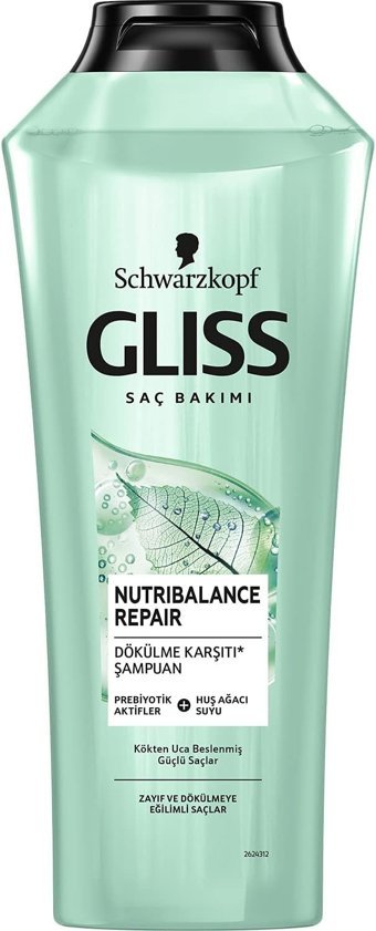 Gliss Nutrıbalance Onarıcı Tüm Saçlar İçin Sade Standart Unisex Şampuanı