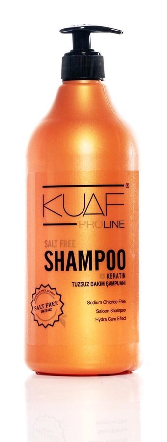 Kuaf Proline Düz Saçlar İçin Tuzsuz Kremsiz Şampuan Unisex Şampuanı 1000 ml