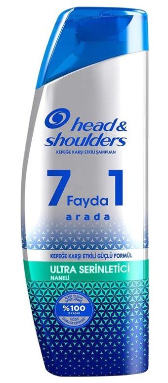 Head & Shoulders 7 Fayda 1 Arada Koruyucu Arındırıcı Tüm Saçlar İçin Naneli Standart Unisex Şampuanı