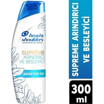 Head & Shoulders Supreme Arındırıcı Düz Saçlar İçin Parabensiz Kremsiz Şampuan Unisex Şampuanı 300 ml