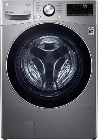 LG F0L9DGP2S 14 kg 1200 Devir E Enerji Sınıfı Buharlı Gri Kurutmalı Solo Çamaşır Makinesi