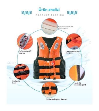 Harborstore Wr0724303 Profesyonel Yetişkin Can Yeleği