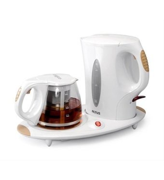 Altus AL 792 Cam Demlikli 1850 W Çelik Gövdeli Beyaz Çay Makinesi