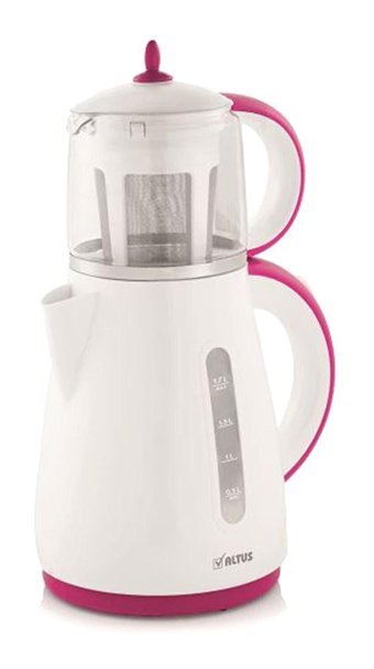 Altus AL 793 Cam Demlikli 1700 W Plastik Gövdeli Beyaz Çay Makinesi