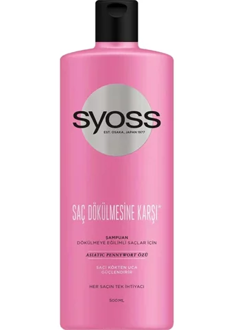 Syoss Düz Saçlar İçin Kremsiz Şampuan Unisex Şampuanı 500 ml
