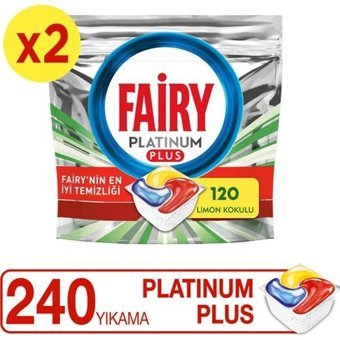 Fairy Platinum Plus Tablet Bulaşık Makinesi Deterjanı 6x40 Adet