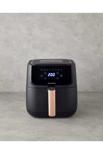 English Home Aif 2001 Airfryer 5.5 lt Yağsız Bakır-Siyah Sıcak Hava Fritözü