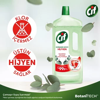 Cif Doğanın Gücü Hijyen Yüzey Temizleyici 1.5 lt