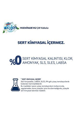 Bingo Oxyjen Beyaz Çay ve Yasemin Kokulu Yüzey Temizleyici 5 lt