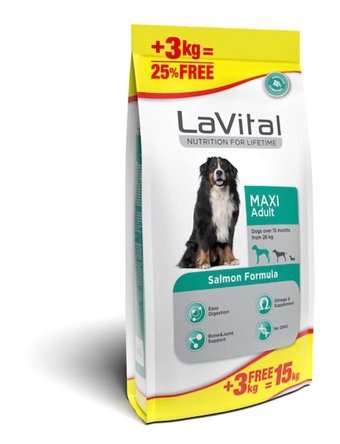 Lavital Maxi Balık Tüm Irklar Yetişkin Köpek Maması 15 kg