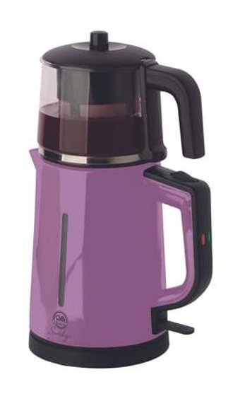 Cvs DN 1529 Suadiye Cam Demlikli 1800 W Çelik Gövdeli Çay Makinesi