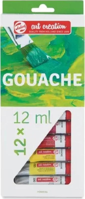 Talens Art Creation Tüp Çok Renkli 12x12 ml Guaj Boya Seti