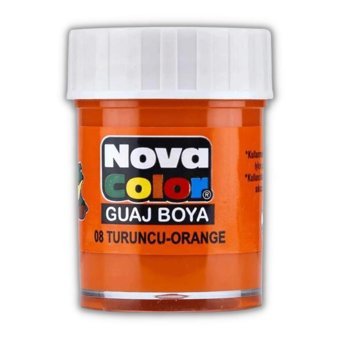 Nova Color Su Bazlı Turuncu 25 ml Guaj Boya