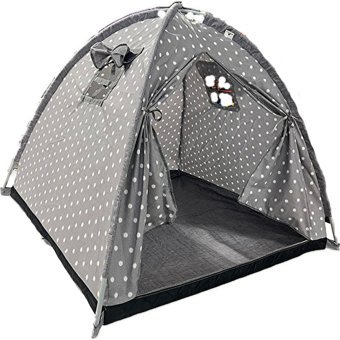 Abbie Yenipuan Yuvarlak Unisex Oyun Çadırı Gri