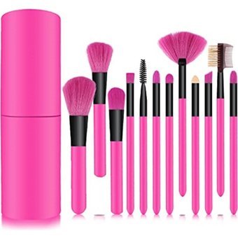 Mujgan Kapaklı 12'li Allık Eyeliner Far Makyaj Fırçası Seti