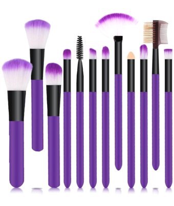 İzla 12'li Allık Eyeliner Far Makyaj Fırçası Seti