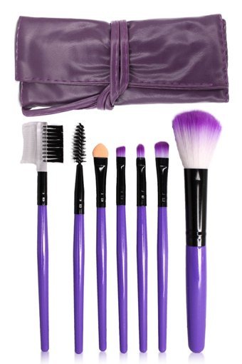 Kevin Coco 7'li Allık Eyeliner Far Makyaj Fırçası Seti