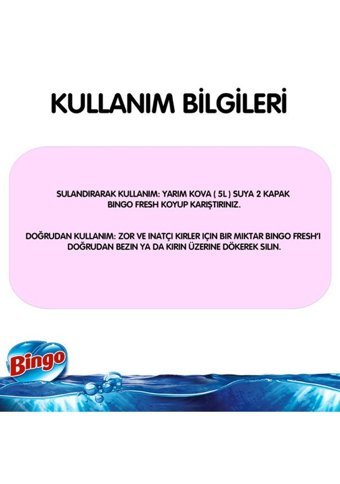 Bingo Manolya Bahçesi Kokulu Yüzey Temizleyici 2.5 lt