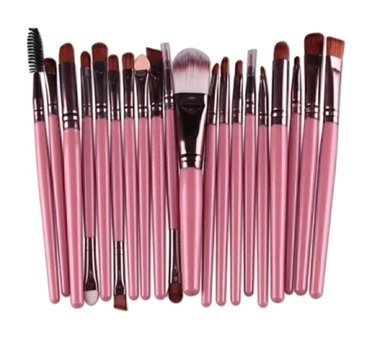 Mujgan Profesyonel 20'li Eyeliner Far Makyaj Fırçası Seti