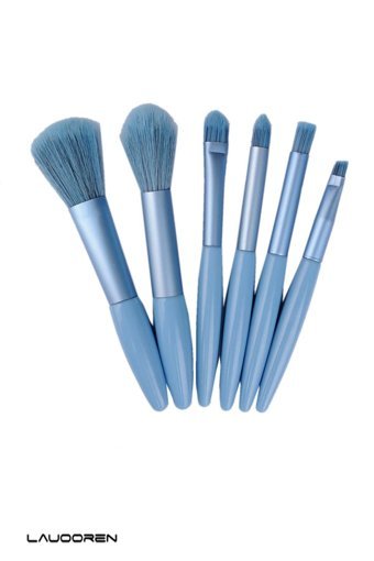 Lauooren 6'lı Allık Eyeliner Far Makyaj Fırçası Seti