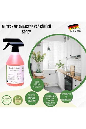 Turkishcare Simple & Clean Yüzey Temizleyici 2x500 ml